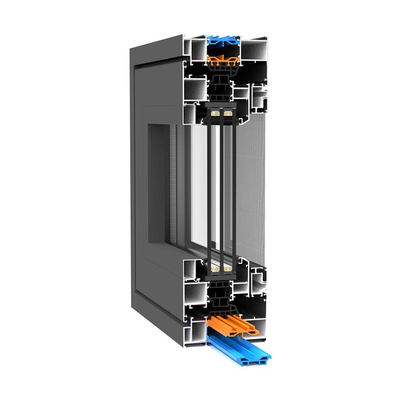 Thermal Break Aluminum Window with Integrated Screen BF115