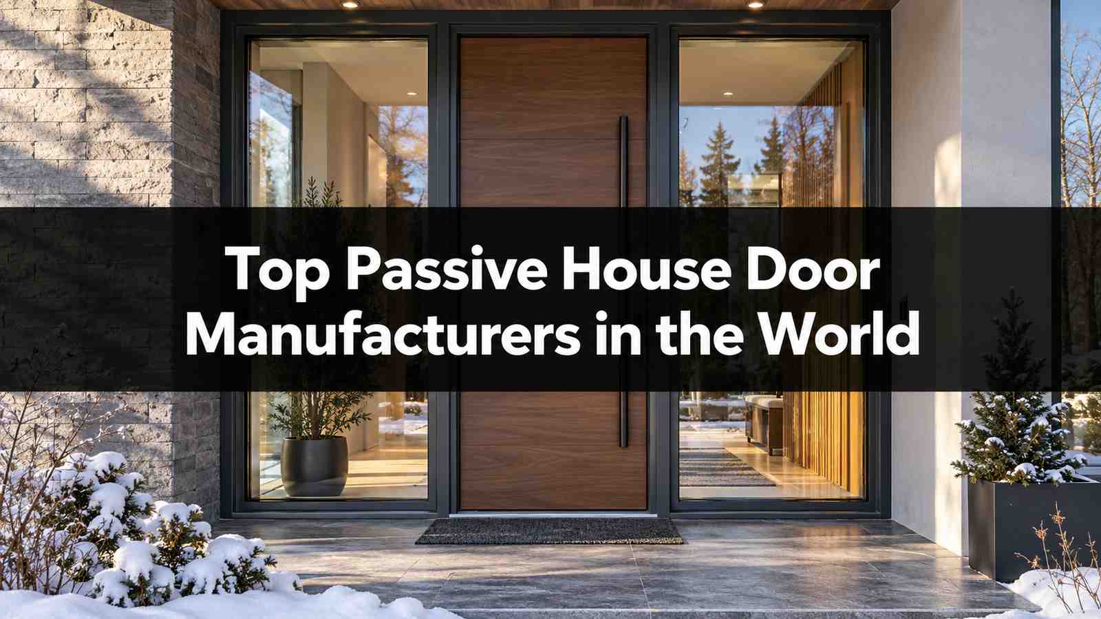 Top 8 Passive House Door Manufacturers in the World